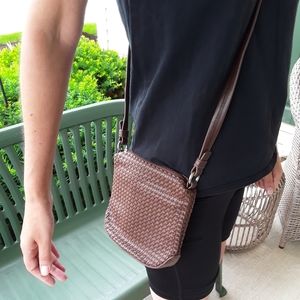 The Sak Woven PVC Nylon Crossbody